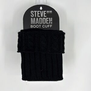 Steve Madden Knit Boot Cuffs Women’s One Size in Black New with tags!